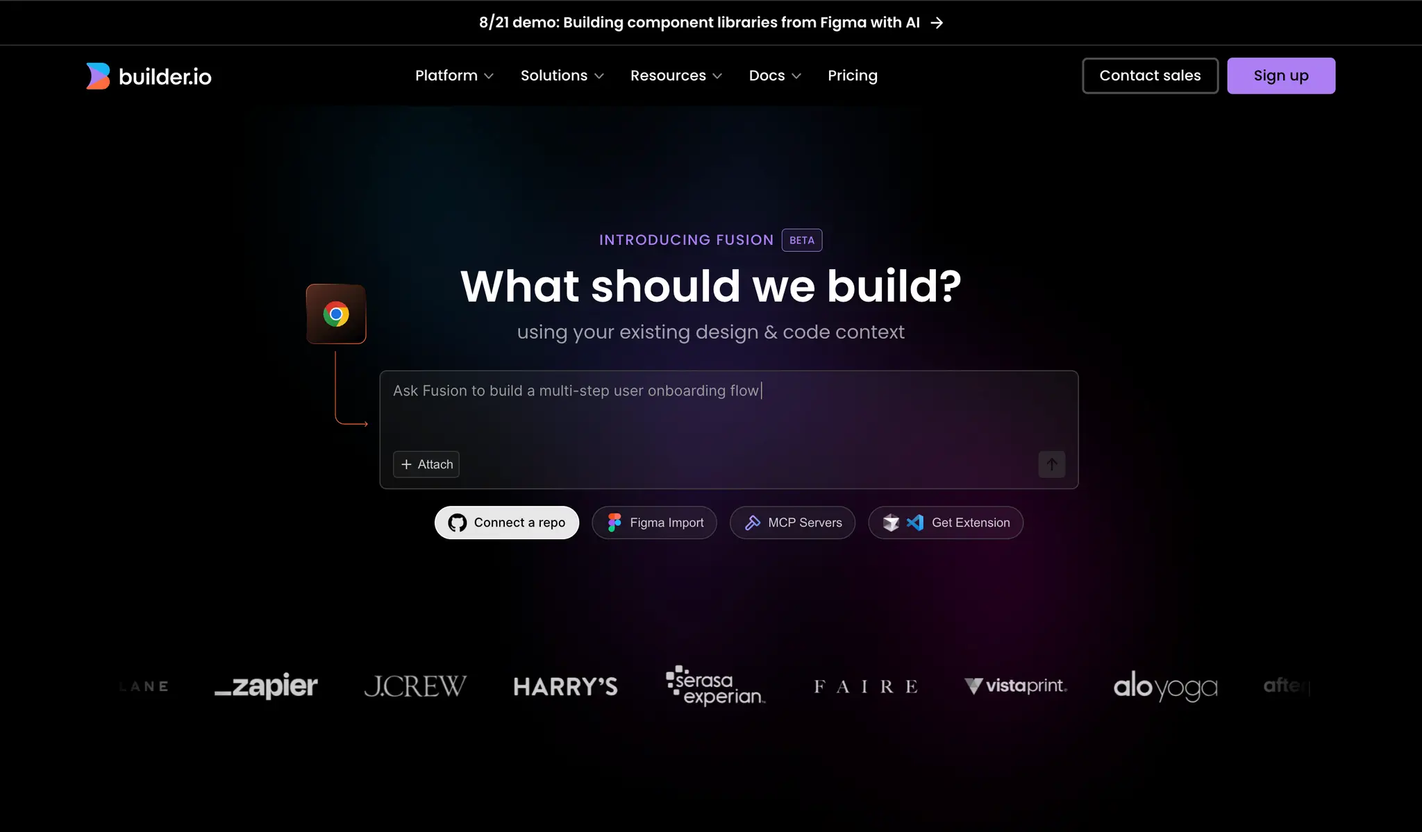 Buider.io Interface